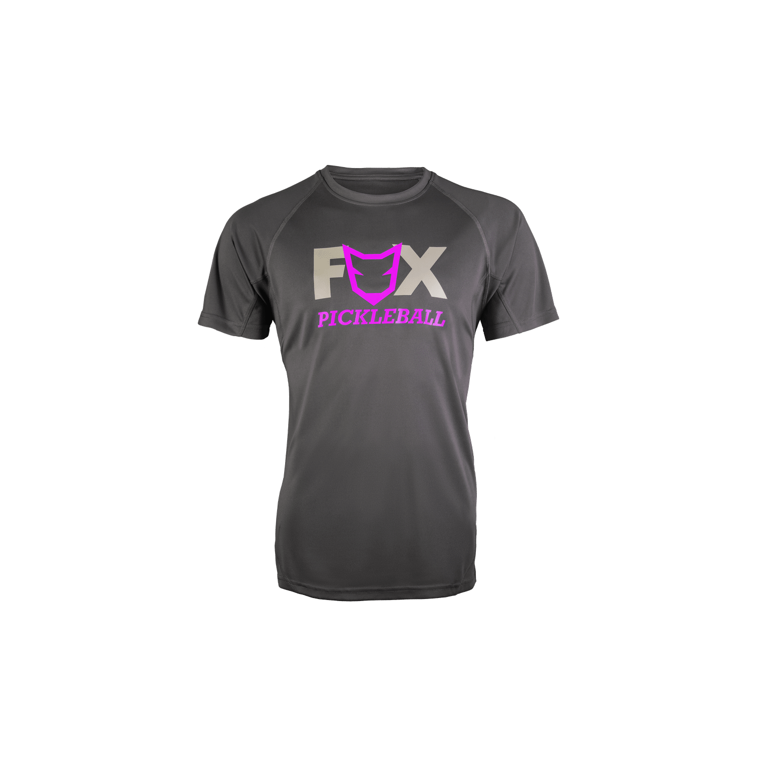 Fox Pickleball Grey Back Pink Logo Fox Pickleball Grey Back Pink Logo