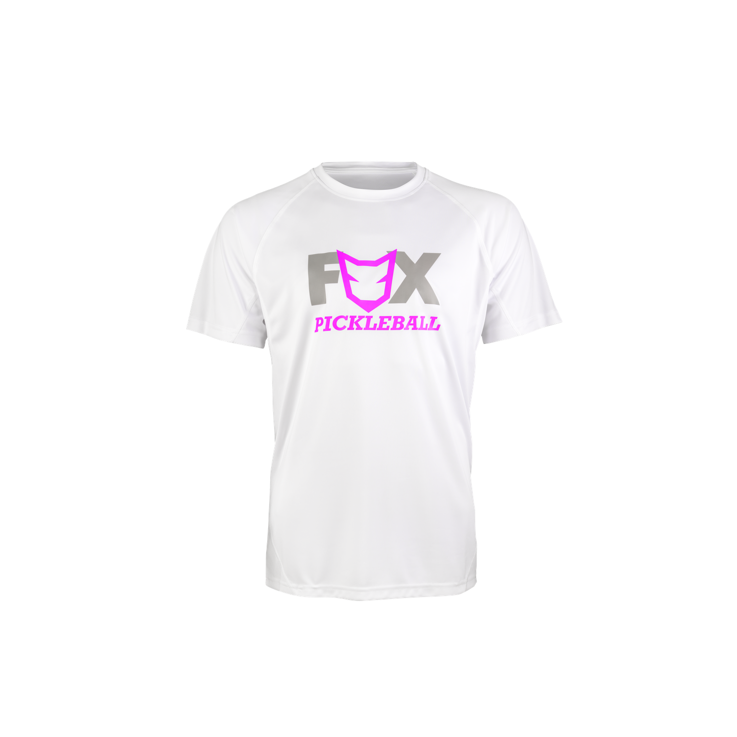 Fox Pickleball White Back Pink Logo Fox Pickleball White Back Pink Logo
