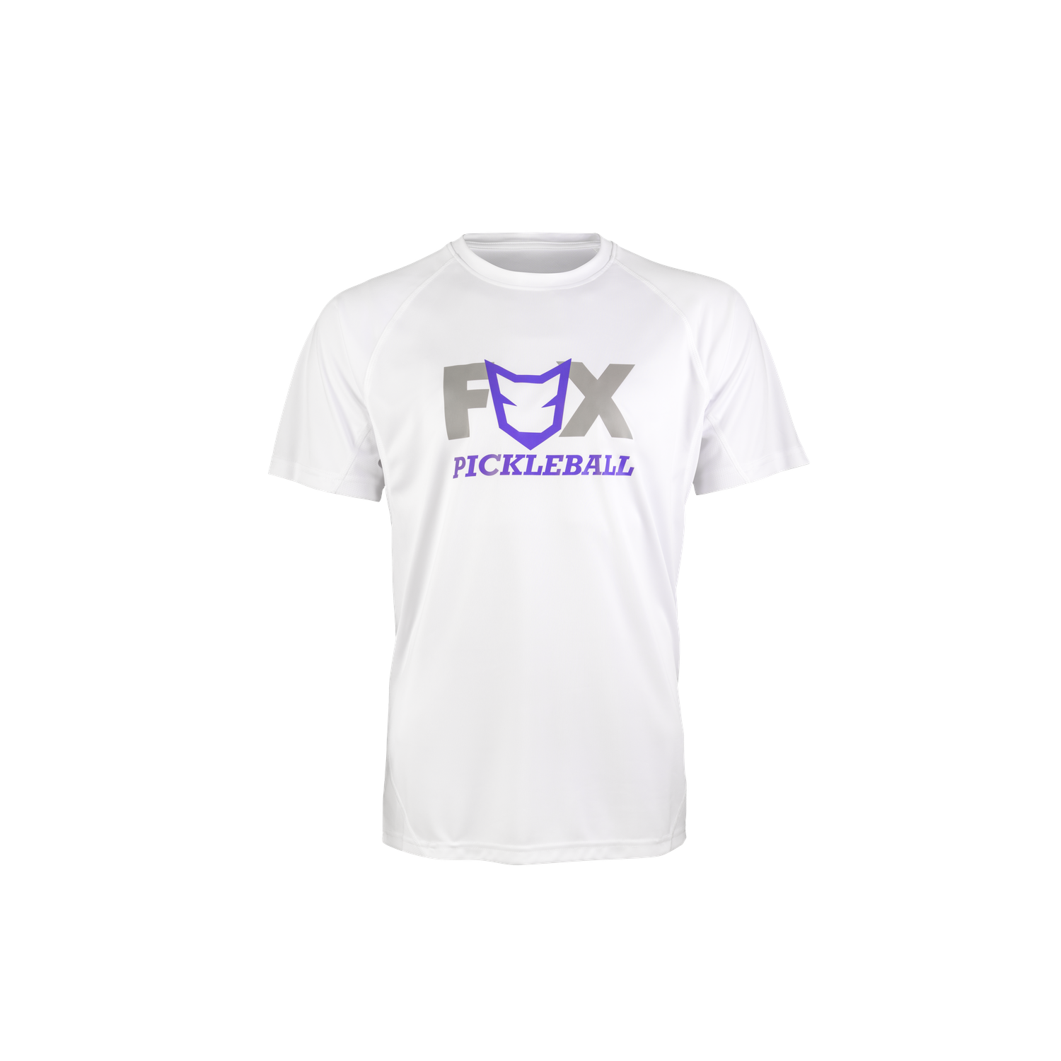 Fox Pickleball White Back Purple Logo Fox Pickleball White Back Purple Logo