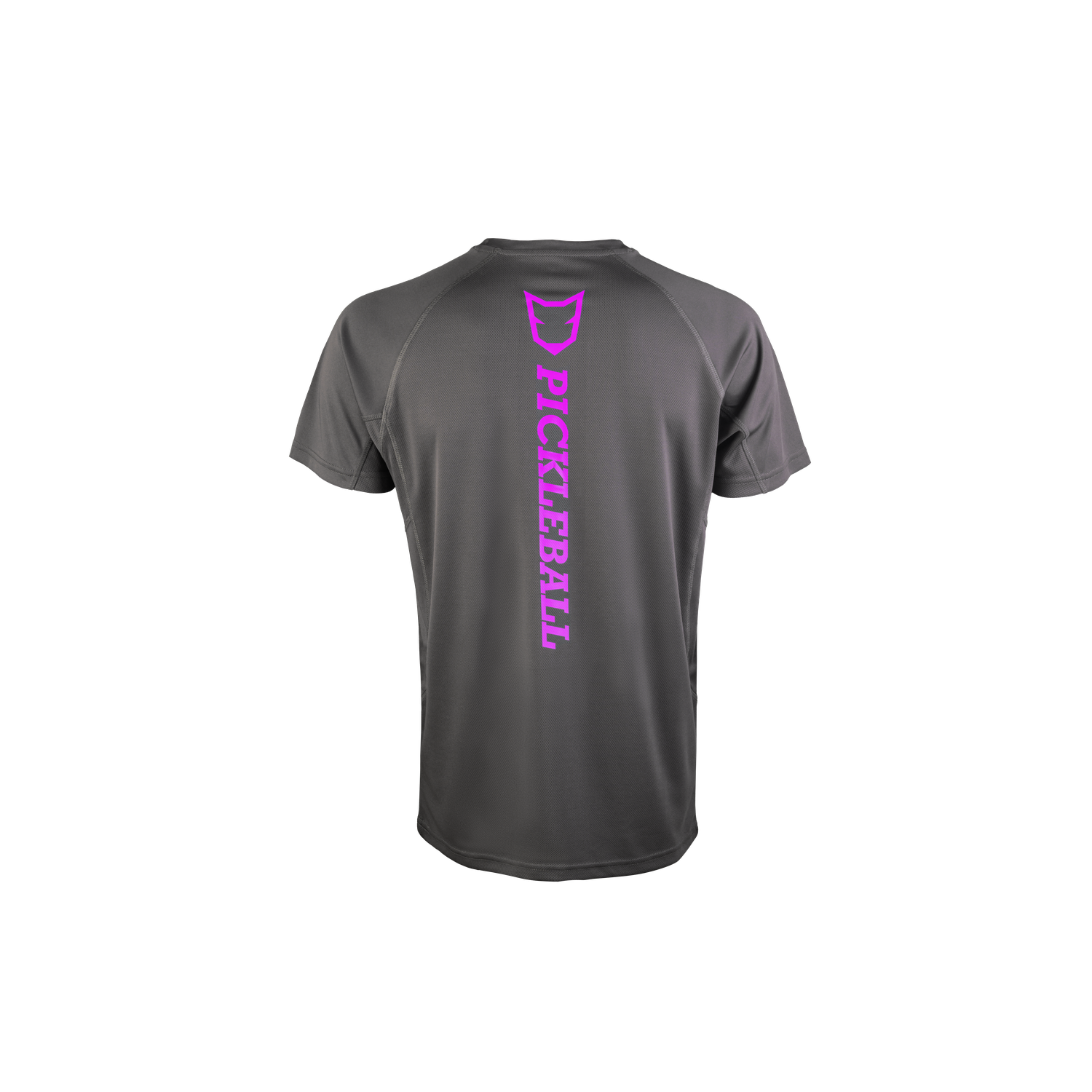 Fox Pickleball Grey Back Pink Logo